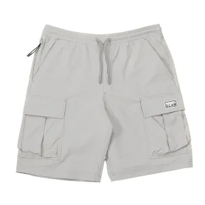 Pro Club Men's Comfort Stretch Nylon Cargo Short - 9 1/2 inch inseam - Silver