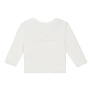 Pure White Calins Reversible Cardigan Jumper
