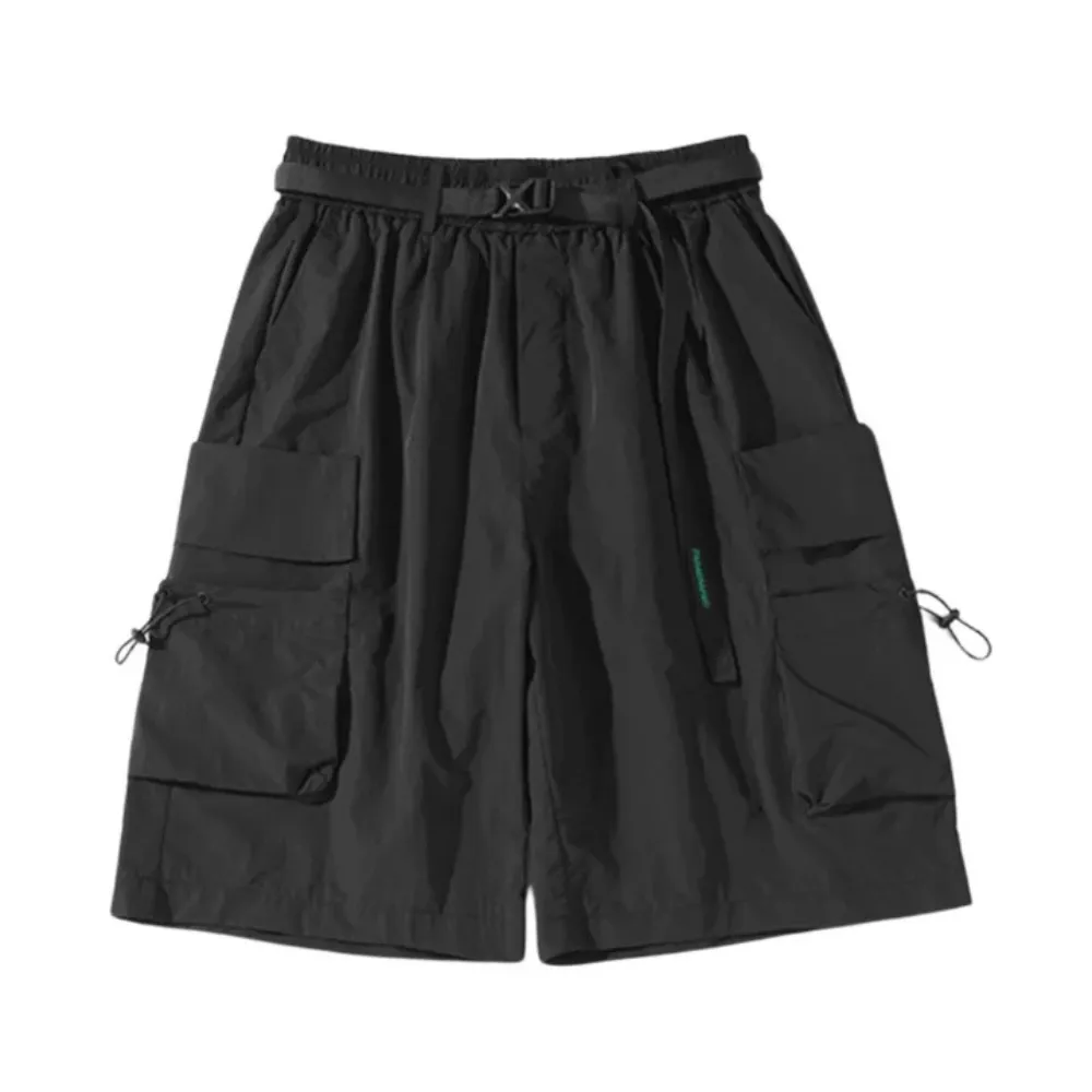 "Casual Cargo Belt Large Pocket" Shorts