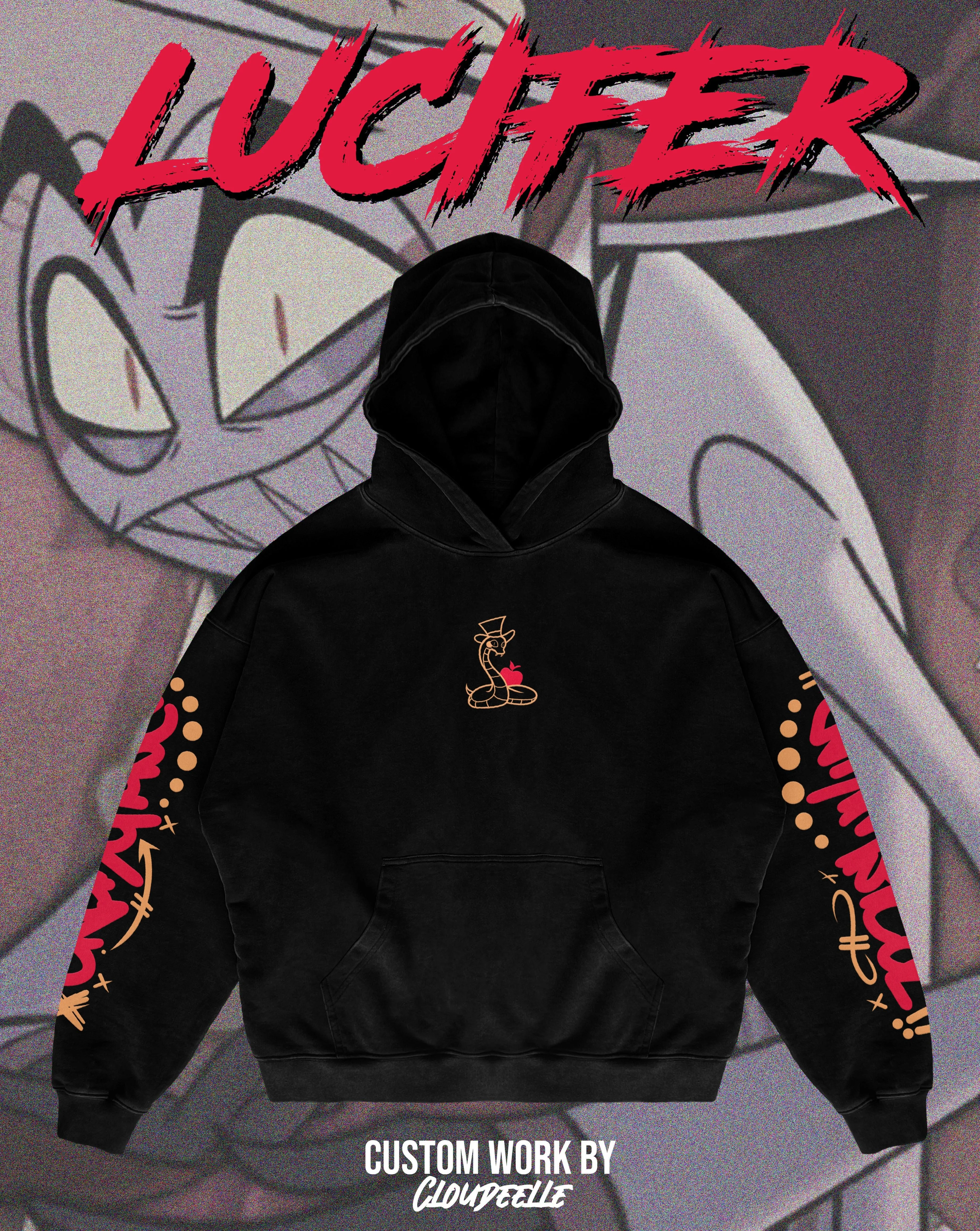 "Lucifer" - Oversized Hoodie