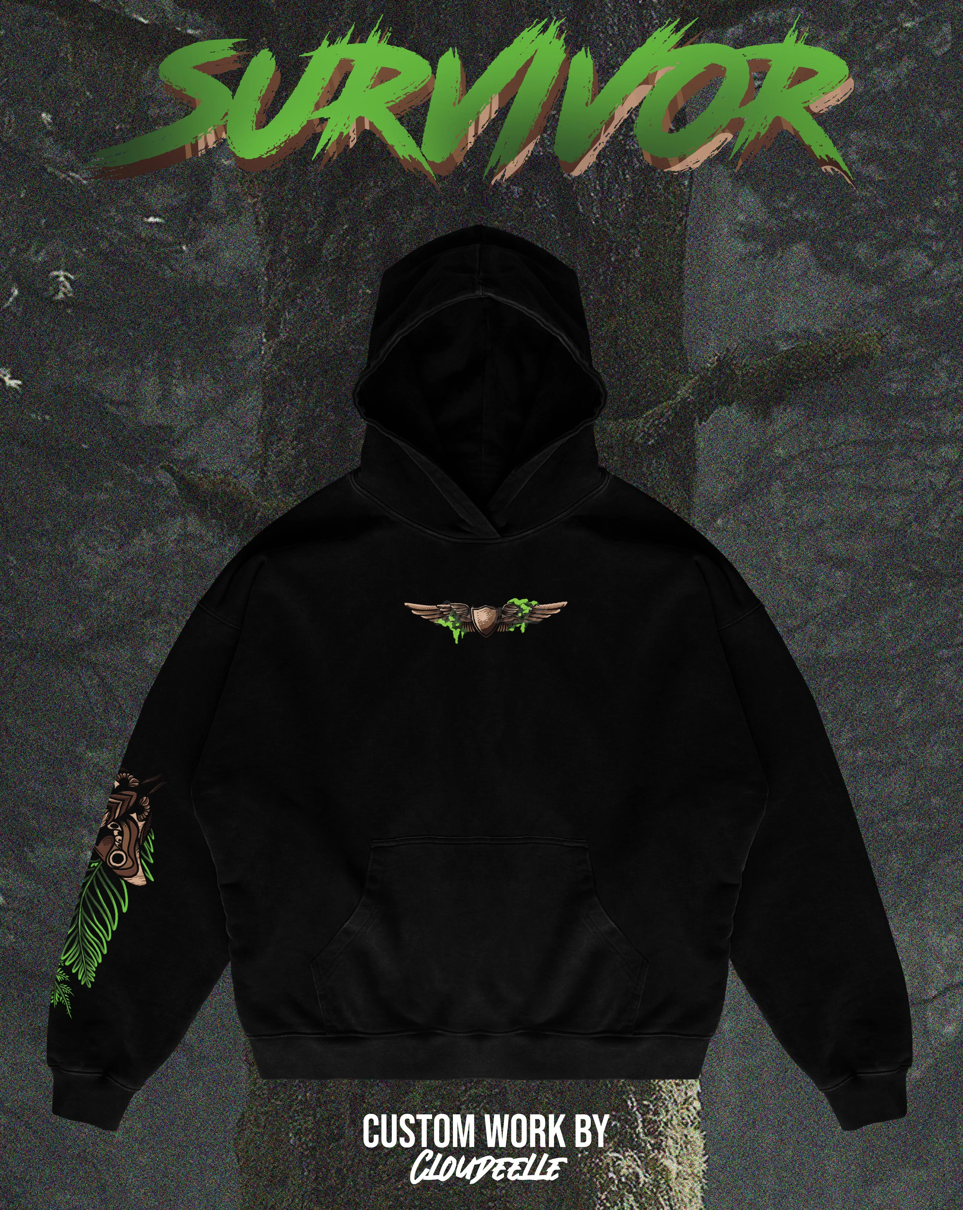 "Survivor" - Oversized Hoodie