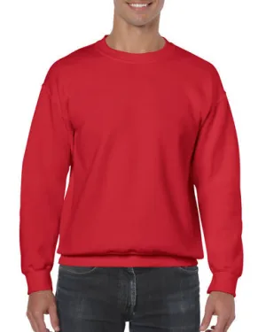Red Plain Fleece Full Sleeves Pull Over Sweatshirt For Men & Women