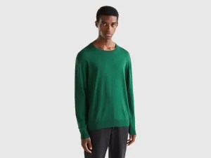 Regular Fit Crew Neck Solid Sweater