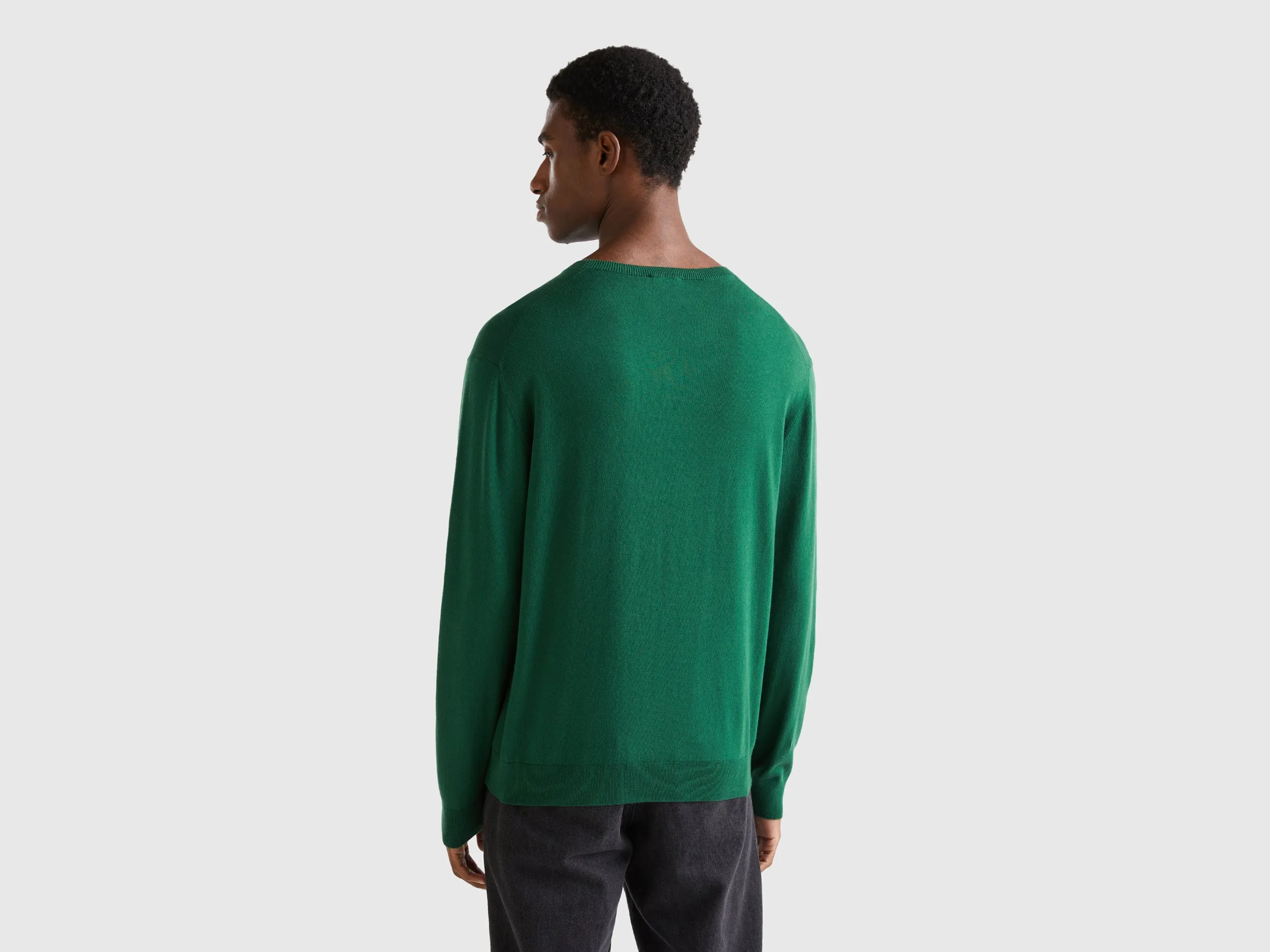 Regular Fit Crew Neck Solid Sweater