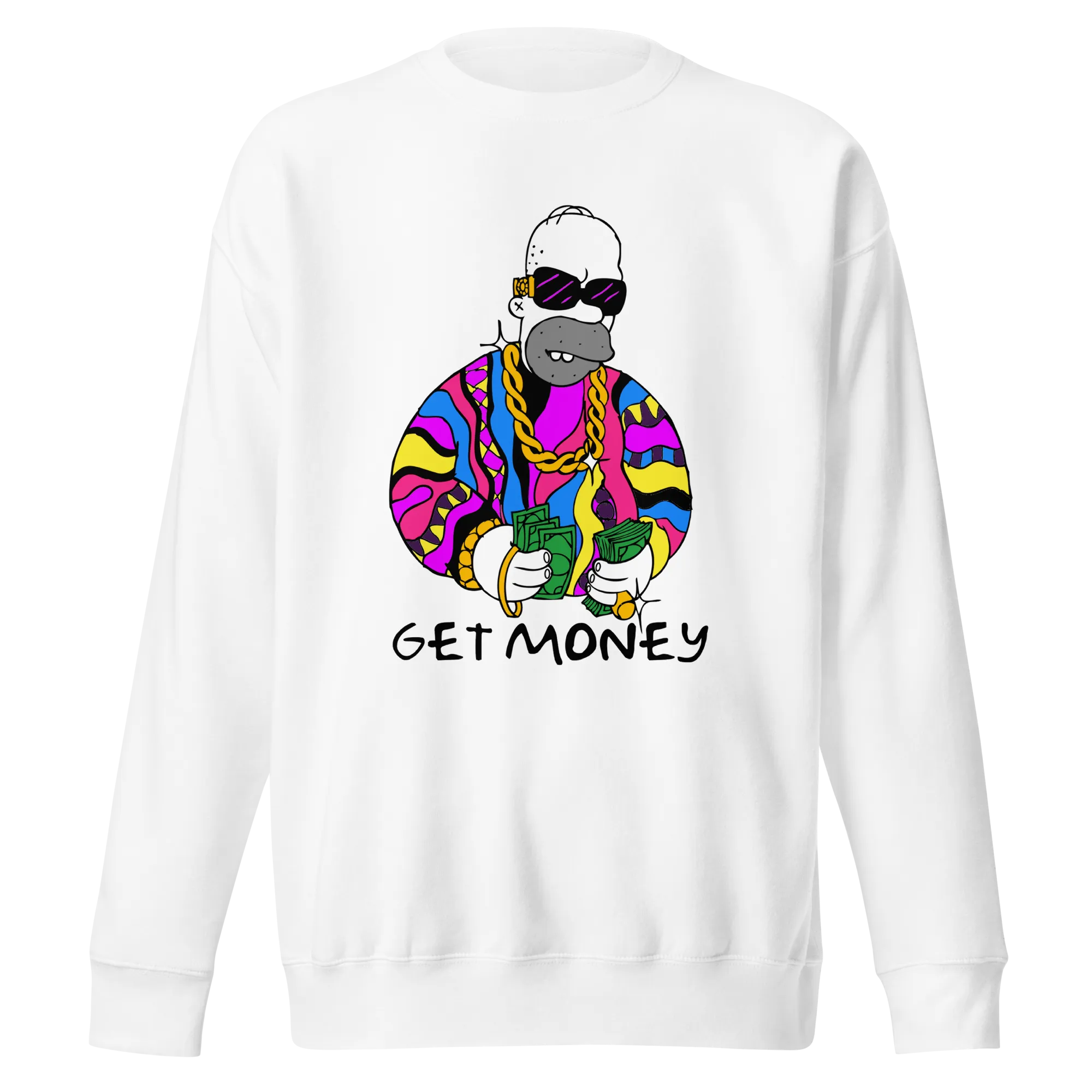 Rich Homer Quan x Get Money Unisex Premium Sweatshirt