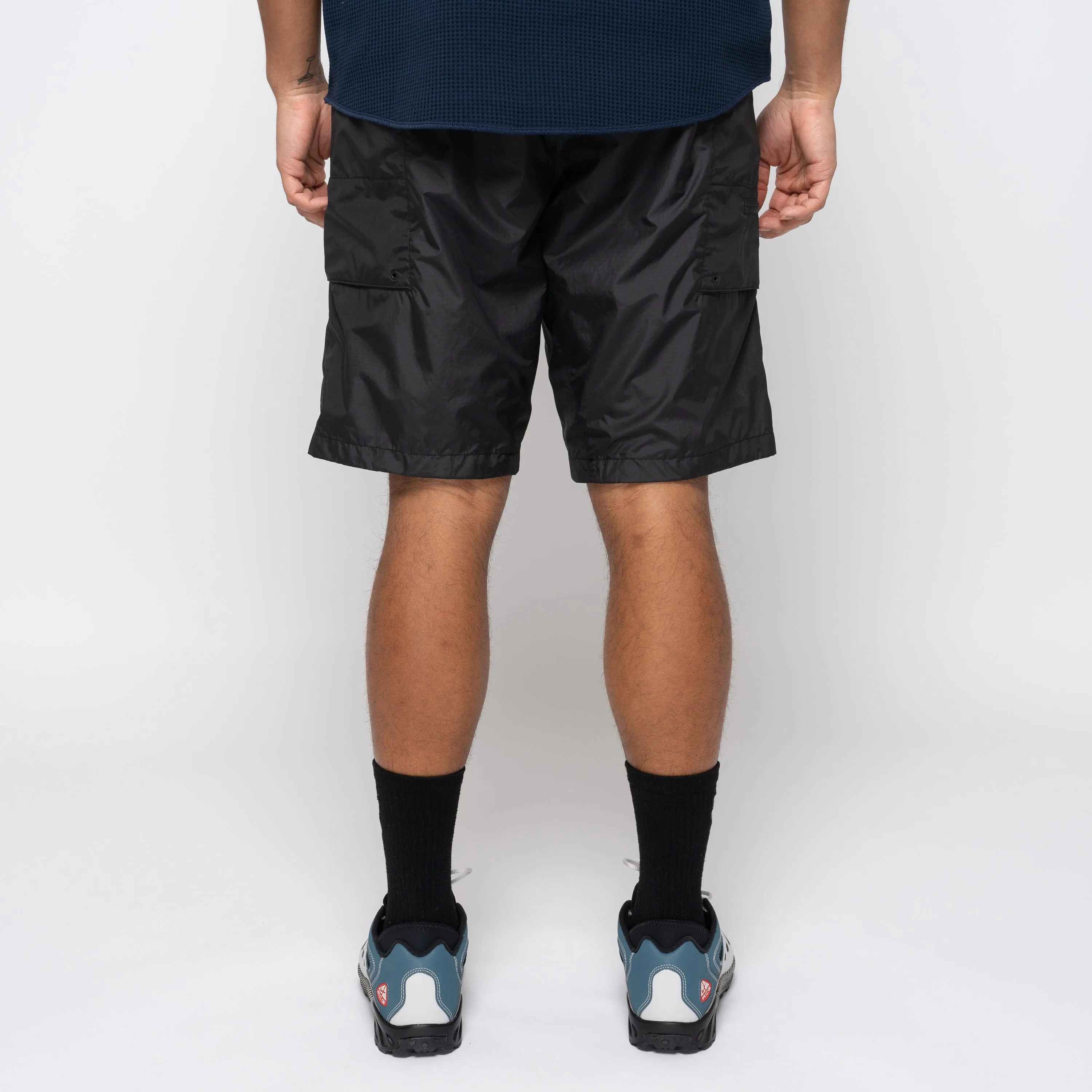 Rip-Stop Cargo Shorts Black GM74152