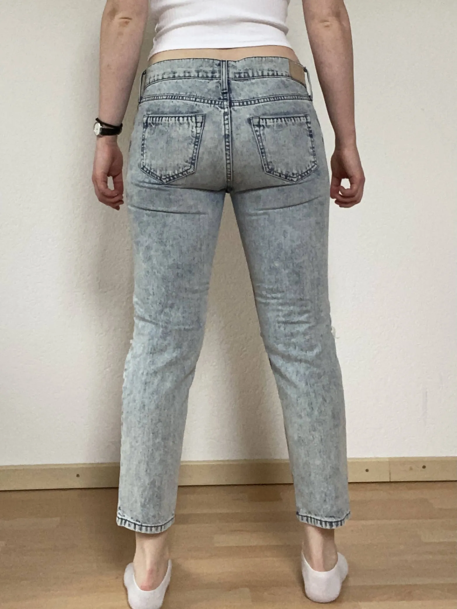 Ripped Boyfriend Jeans