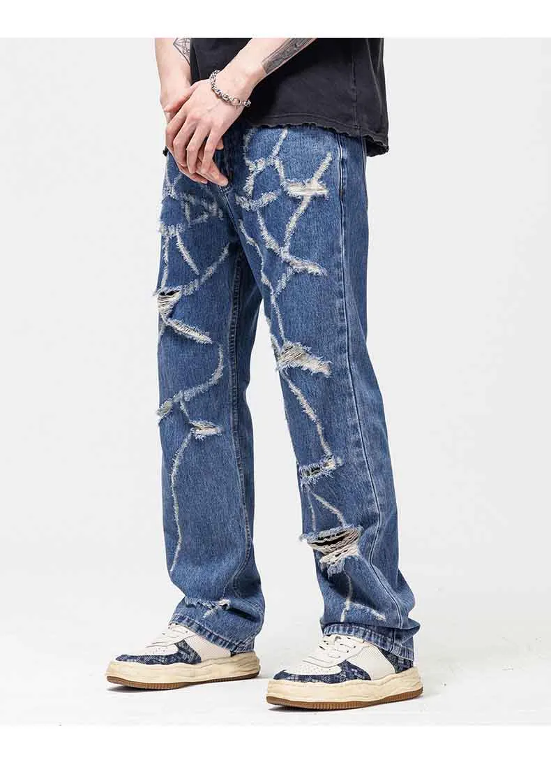 Ripped jeans-D612 | Inspanda