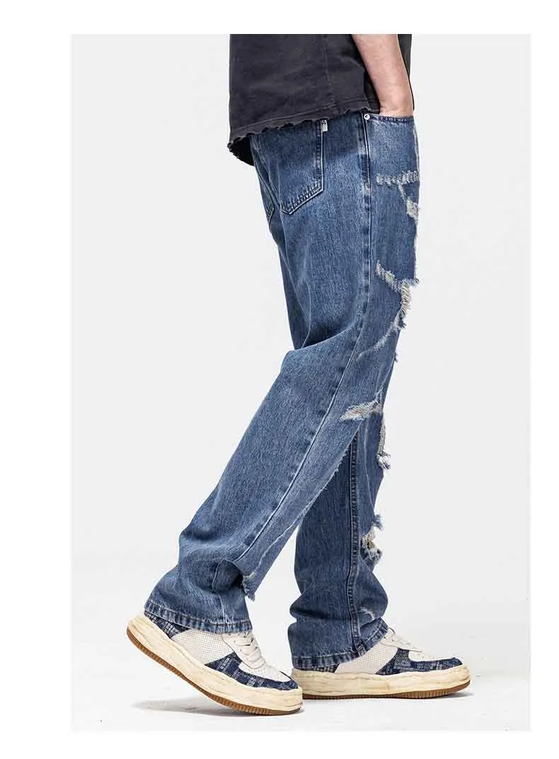 Ripped jeans-D612 | Inspanda