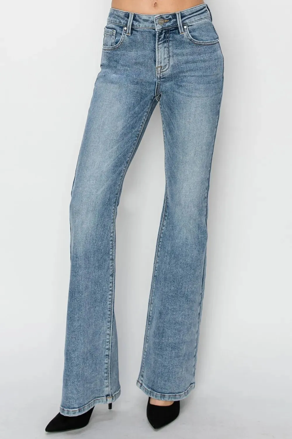 RISEN Mid Rise Bootcut Women Jeans