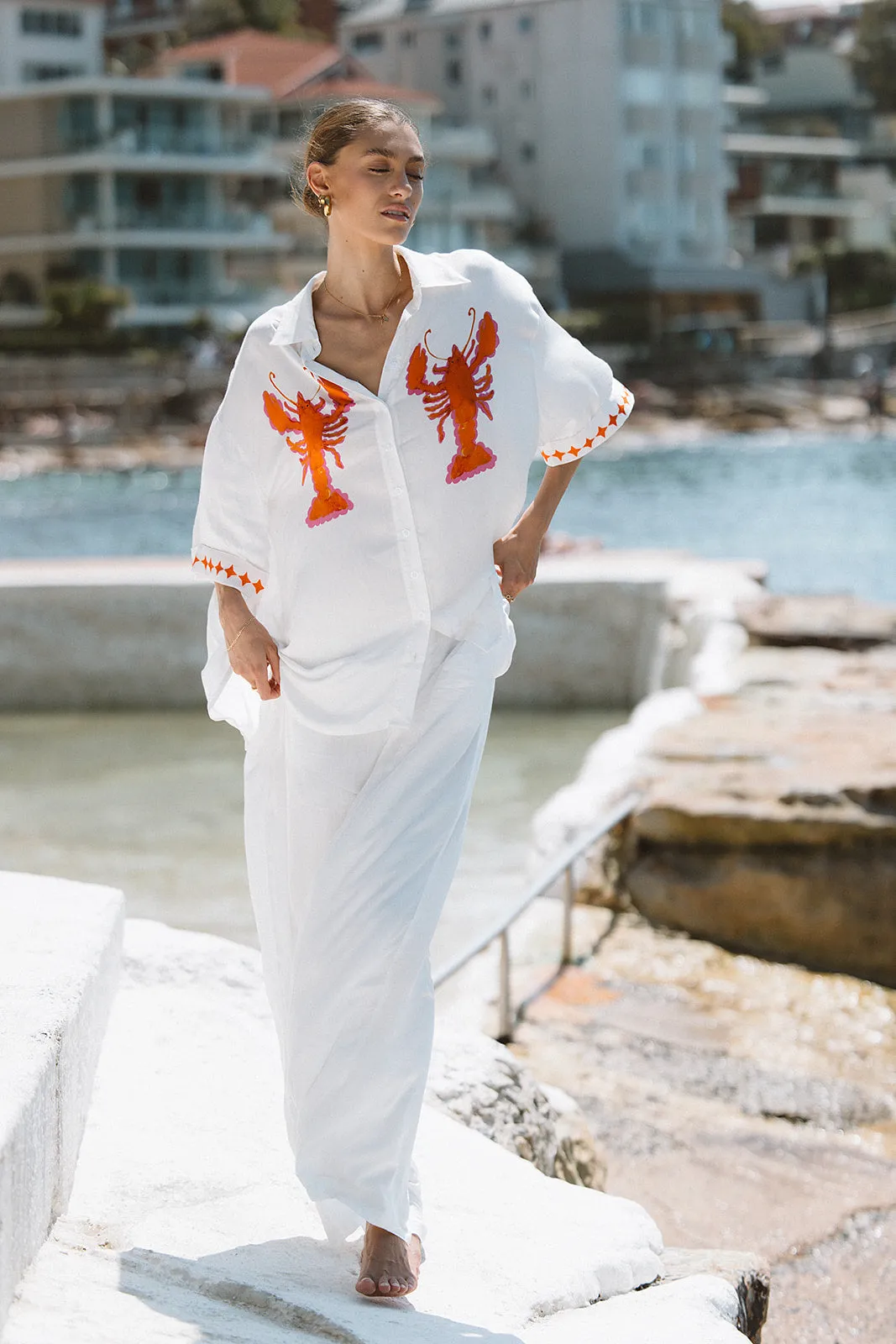 Rock lobster oversized shirt