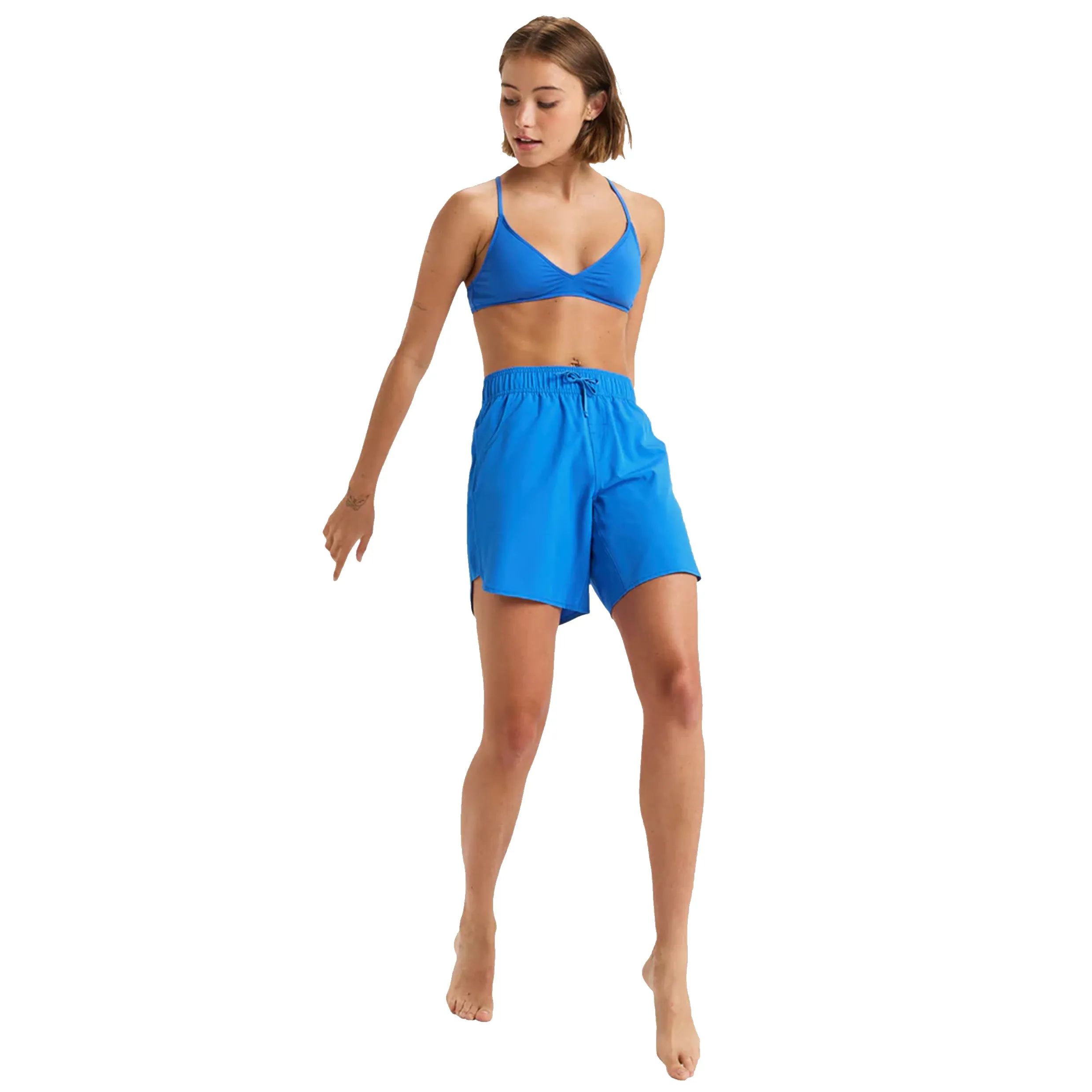 ROXY WOMENS WAVE 5 INCH BOARDSHORT NEBULAS BLUE