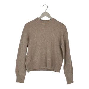 Samsøe Samsøe knitted wool sweater, tan | woman S