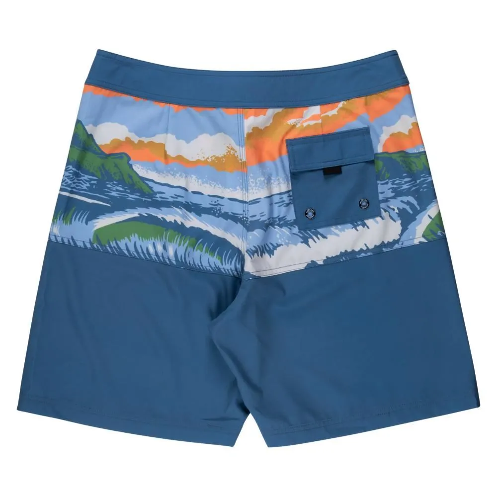 Santa Cruz Board Shorts Water View Board Short - Dusty Blue
