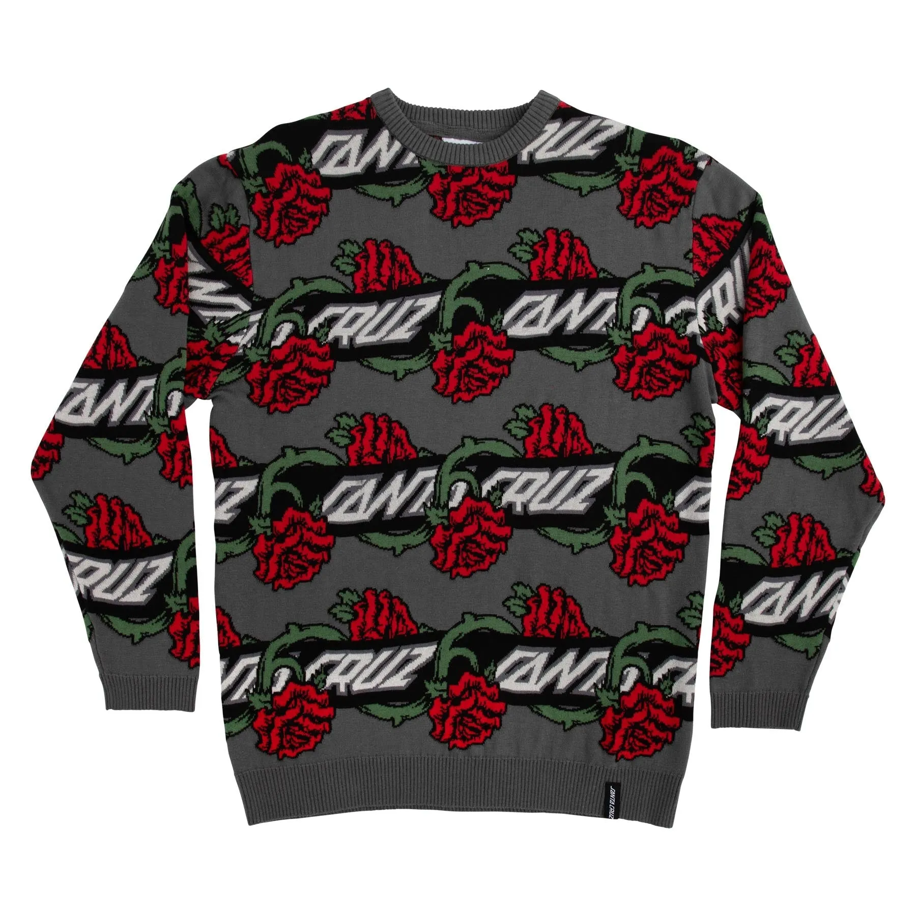 Santa Cruz Dressen Rose Vine L/S Crew Sweater
