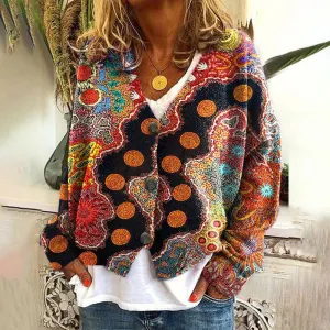 Saskia - Cozy and Vibrant Knitted Sweater