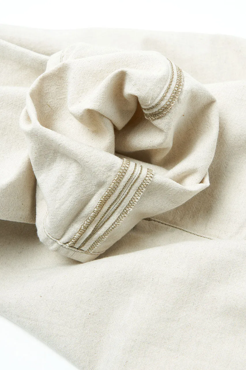 Scarti Lab Chinos 101-SM407 Cotton/Linen Blend Natural