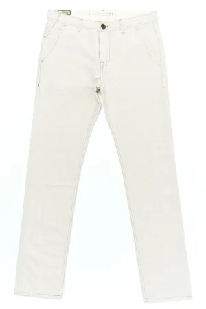 Scarti Lab Chinos 101-SM407 Cotton/Linen Blend Natural