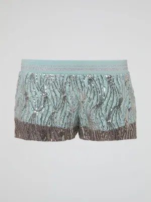 Sequin Detailed Shorts