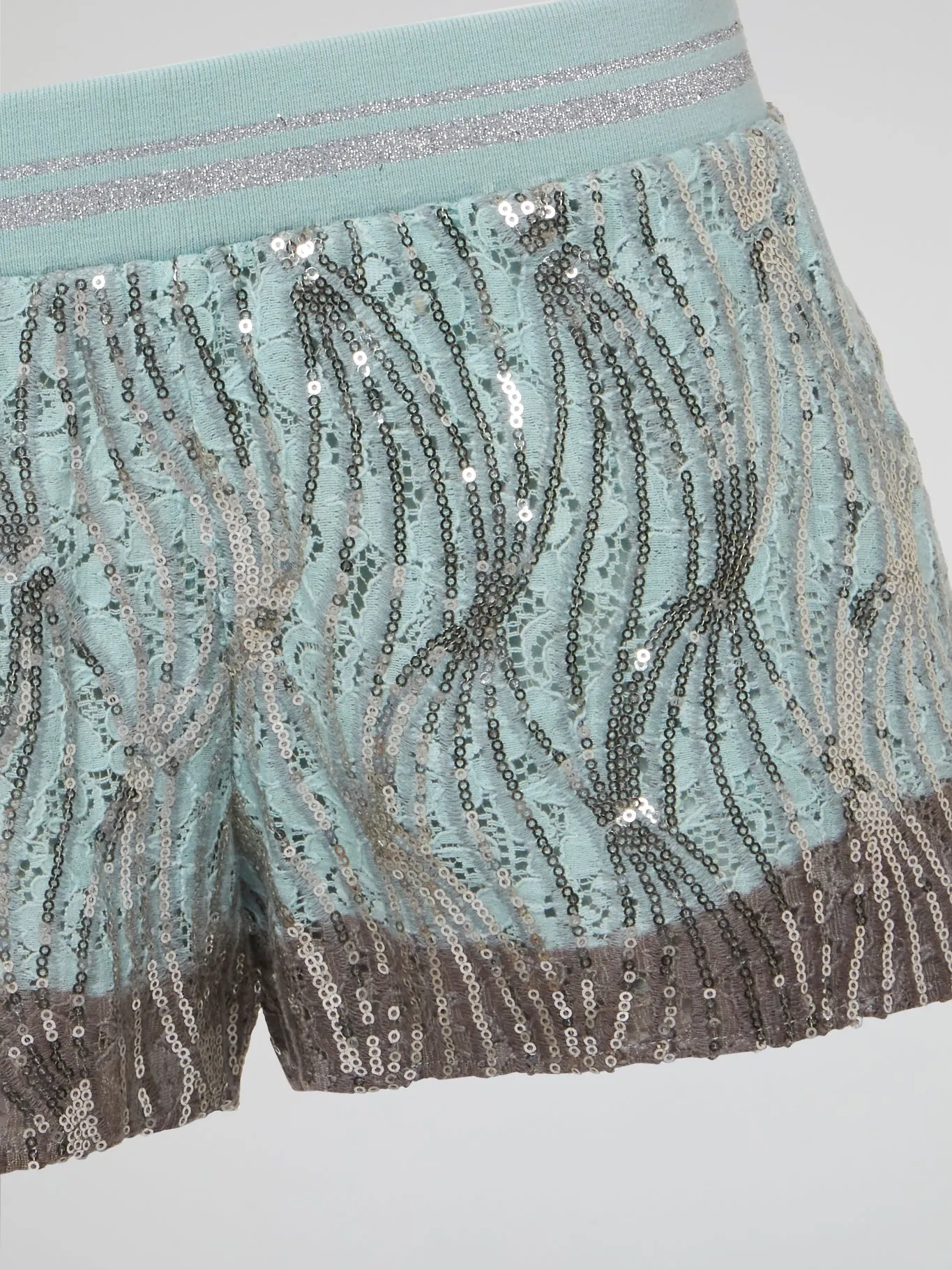 Sequin Detailed Shorts