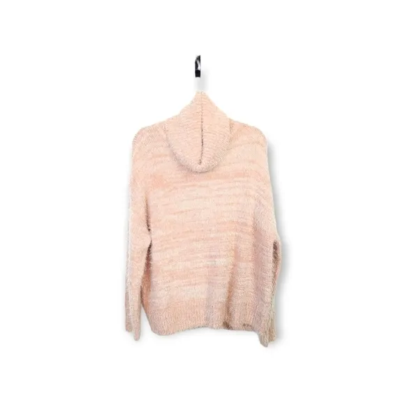 Show me your mumu Fatima turtleneck sweater fuzzy pink size small