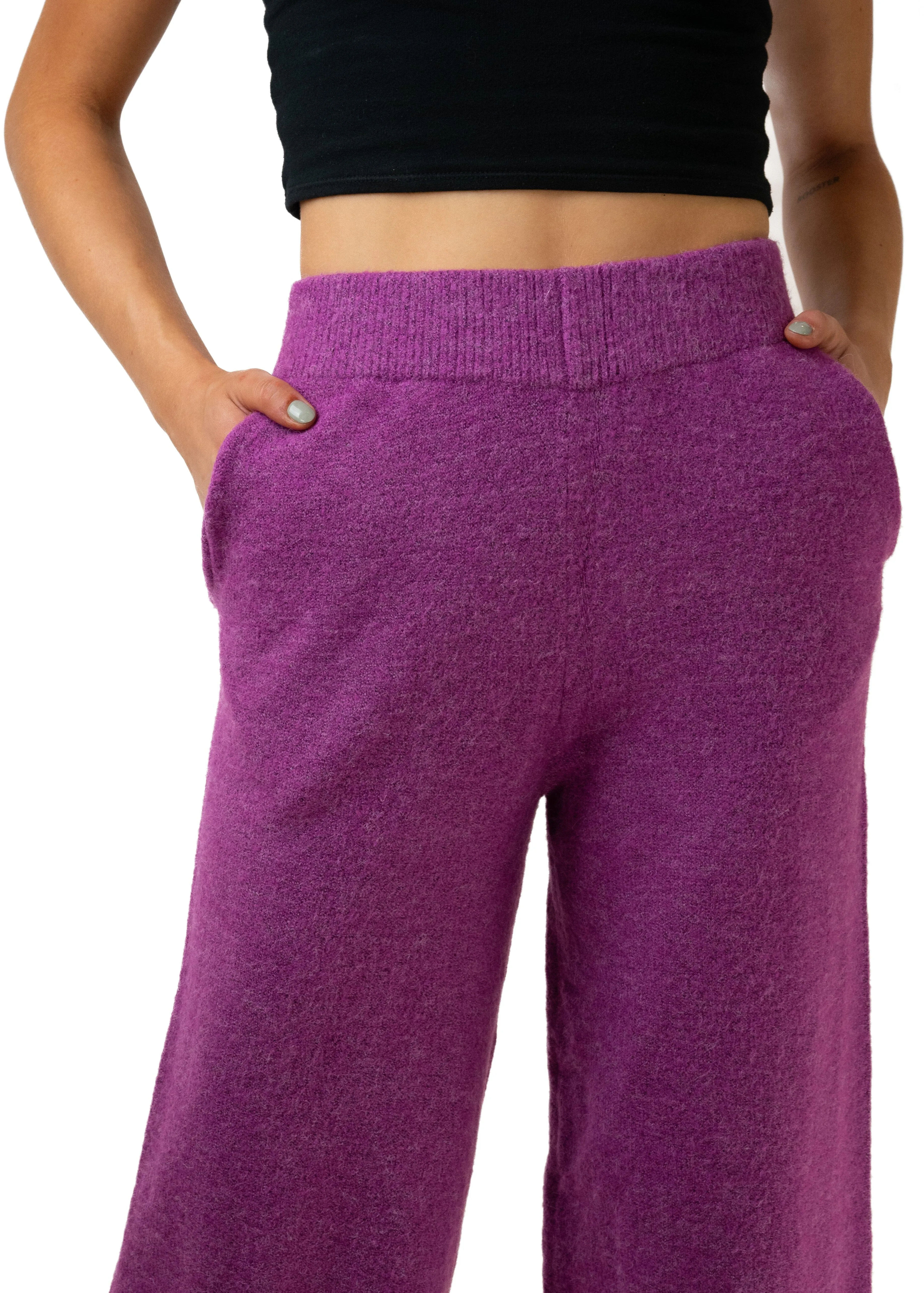 Sleeveless Knitted Pant Set