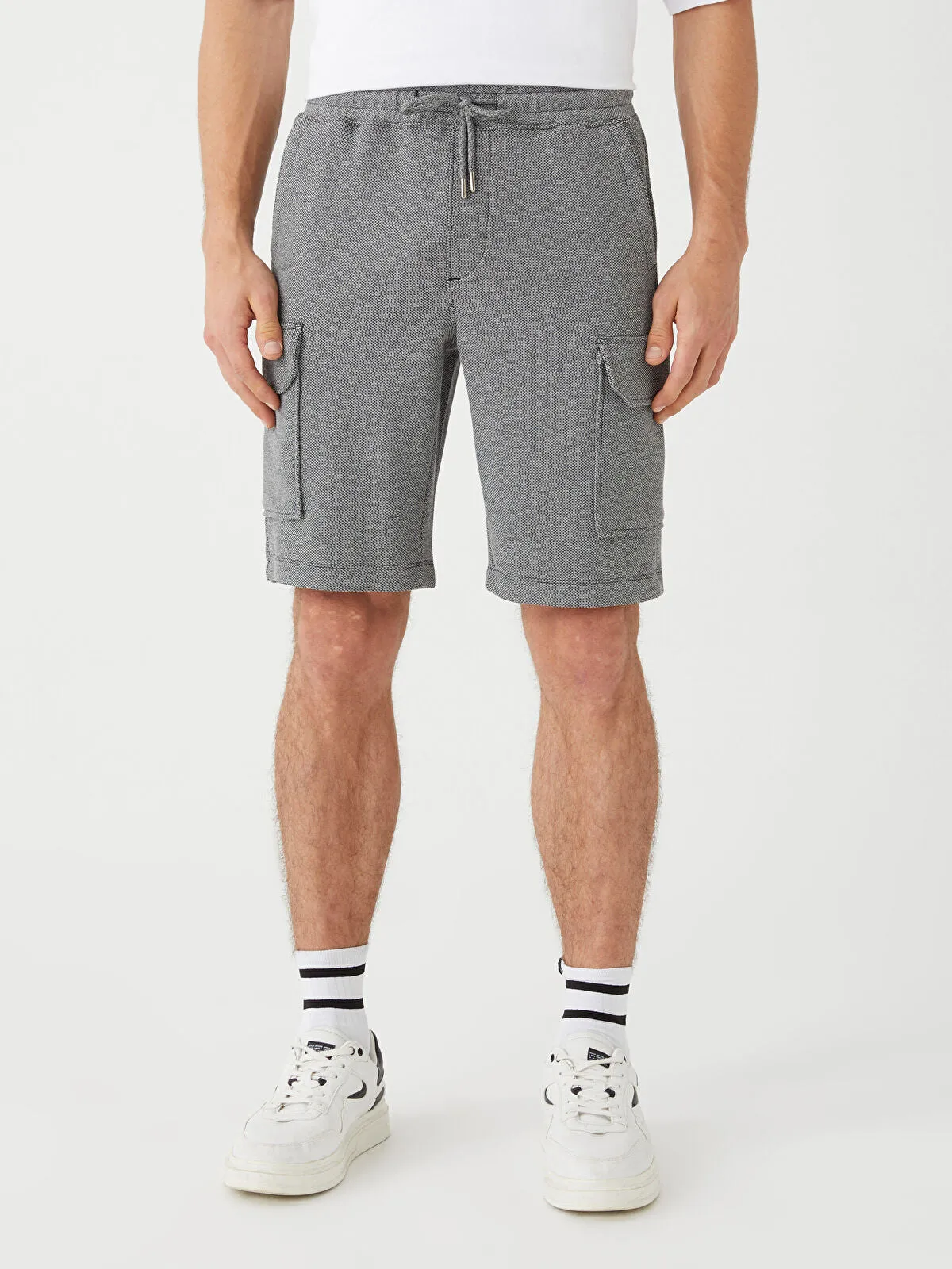 Slim Fit Men Cargo Shorts