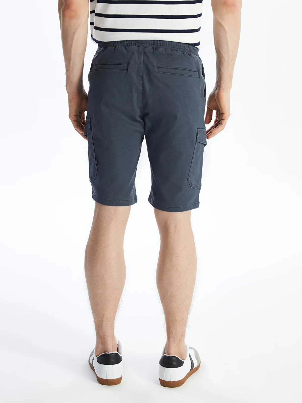 Slim Fit Men Cargo Shorts