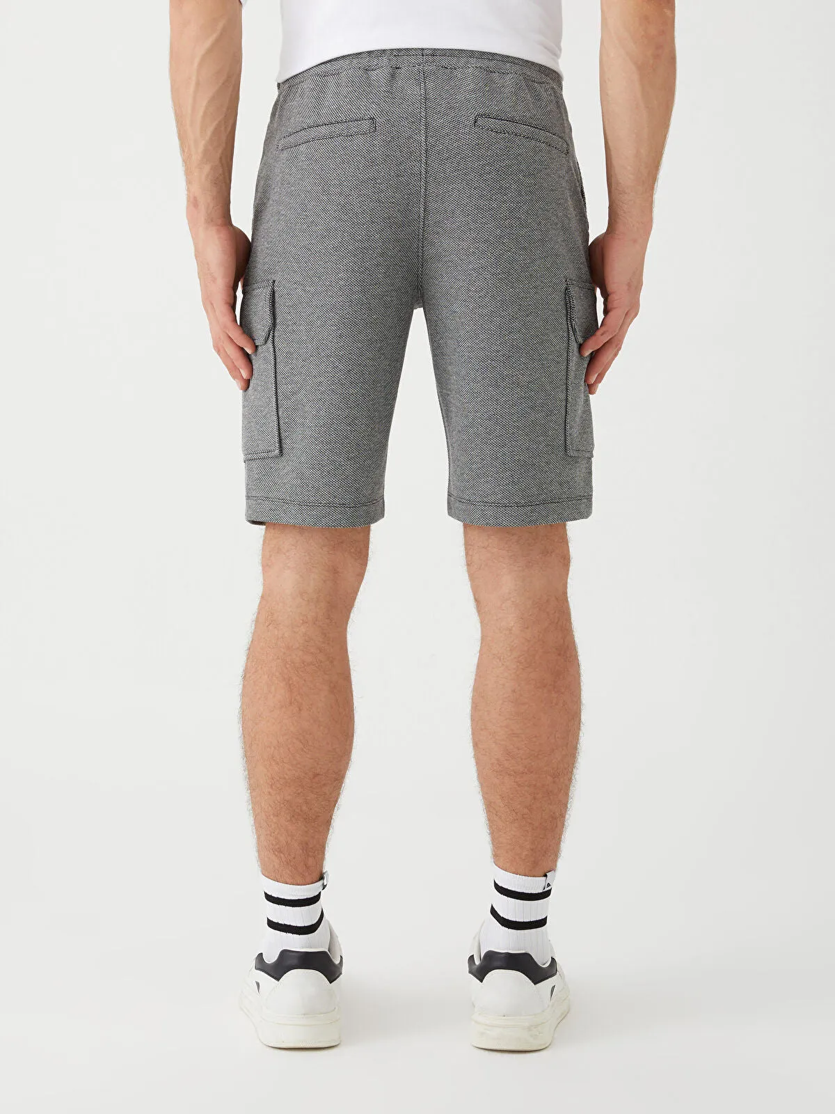 Slim Fit Men Cargo Shorts