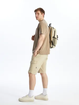 Slim Fit Men Cargo Shorts