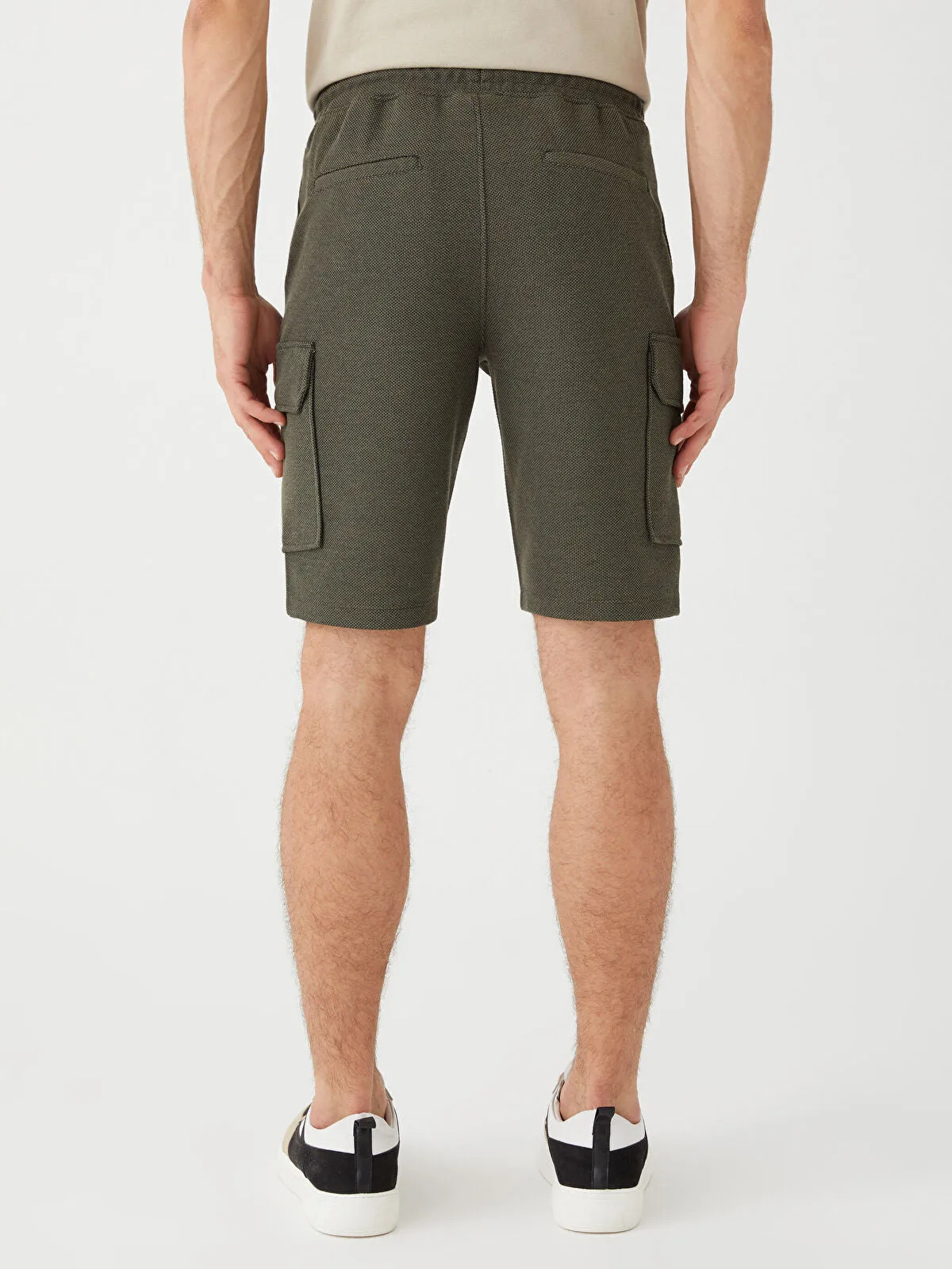 Slim Fit Men Cargo Shorts
