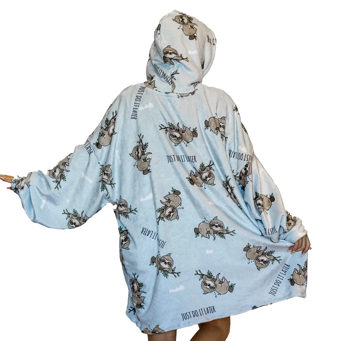 Sloth Hoogy - Oversized Blanket Hoodie