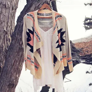 Smoke River Sweater in Peach