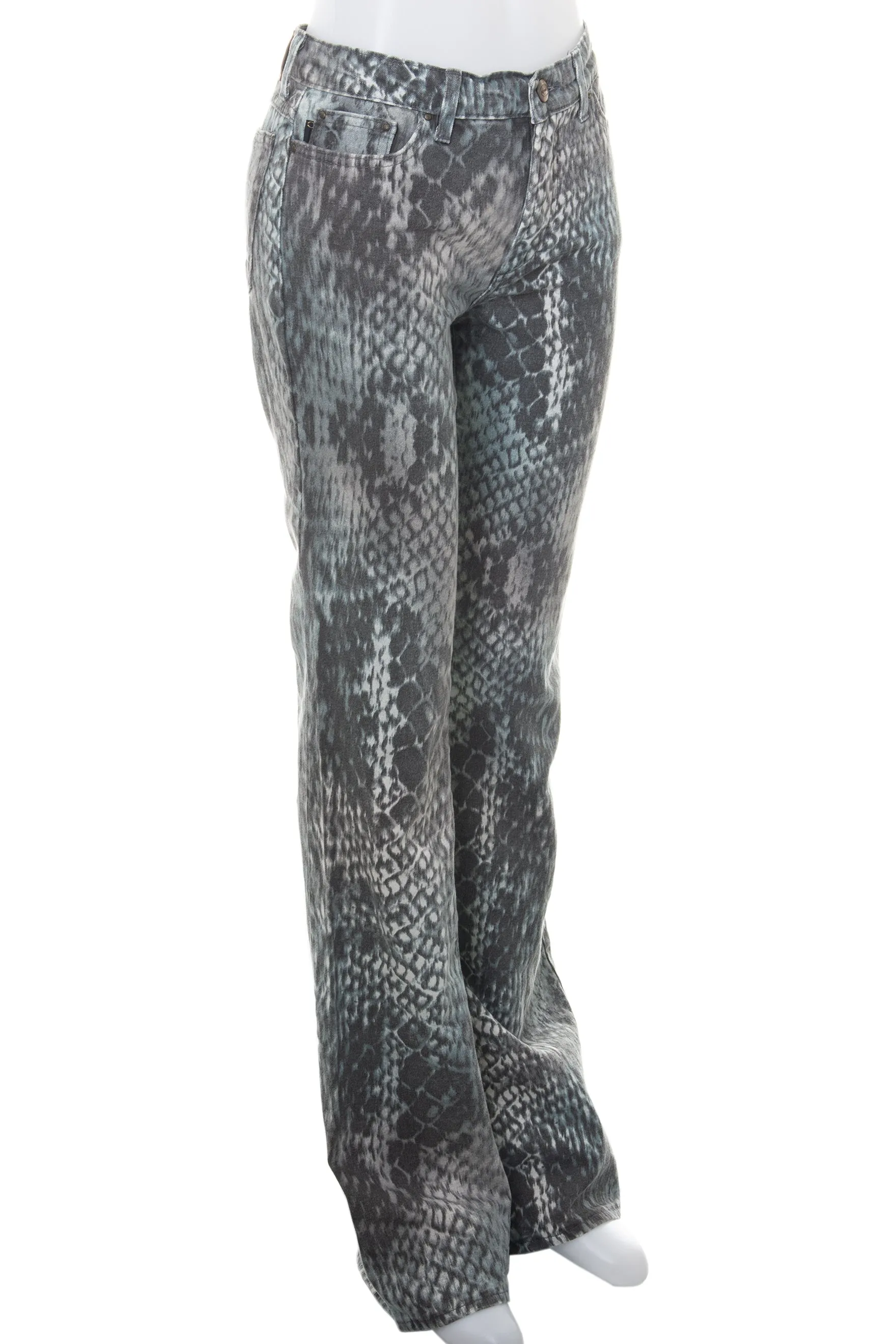 Snakeskin Print Jeans