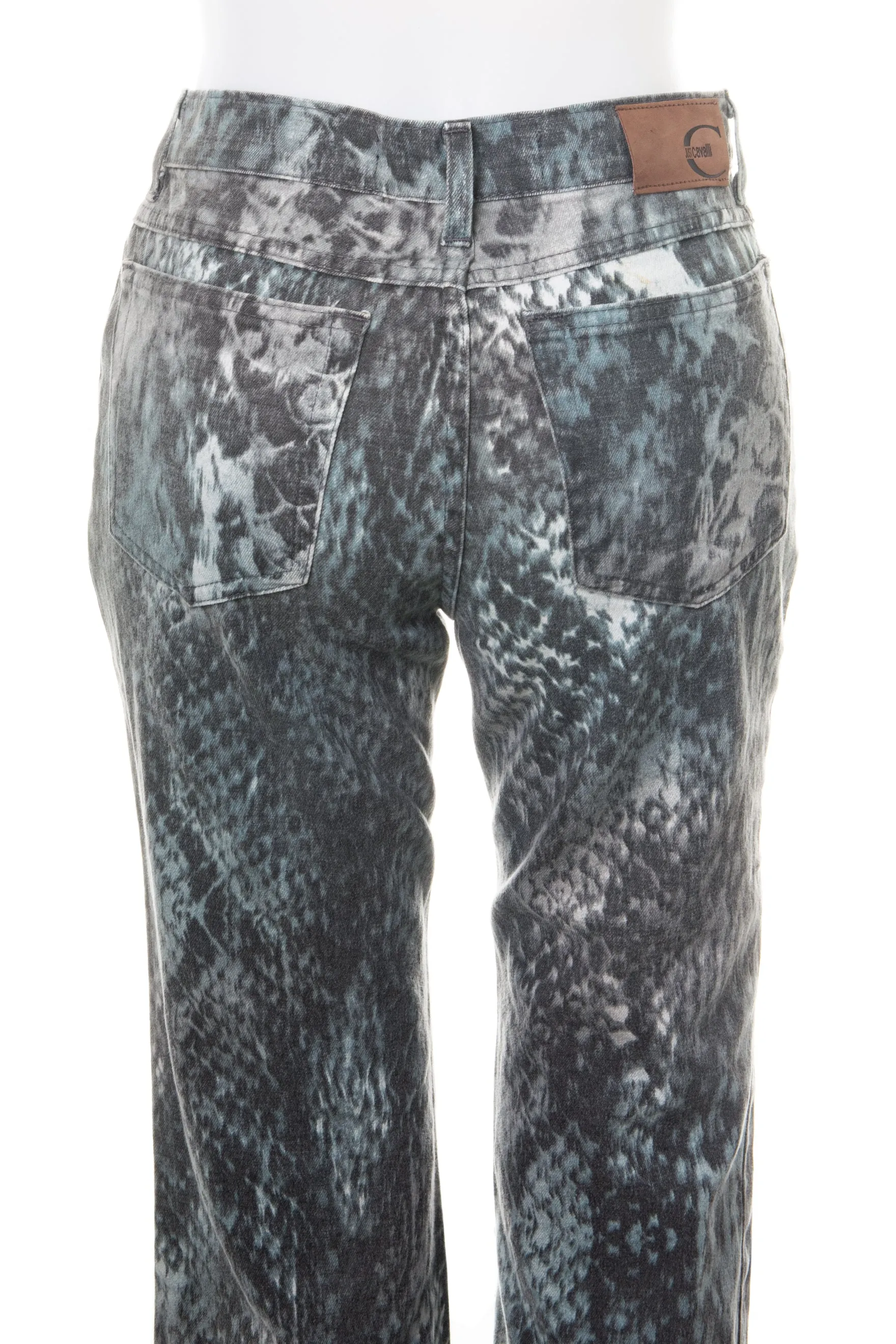 Snakeskin Print Jeans
