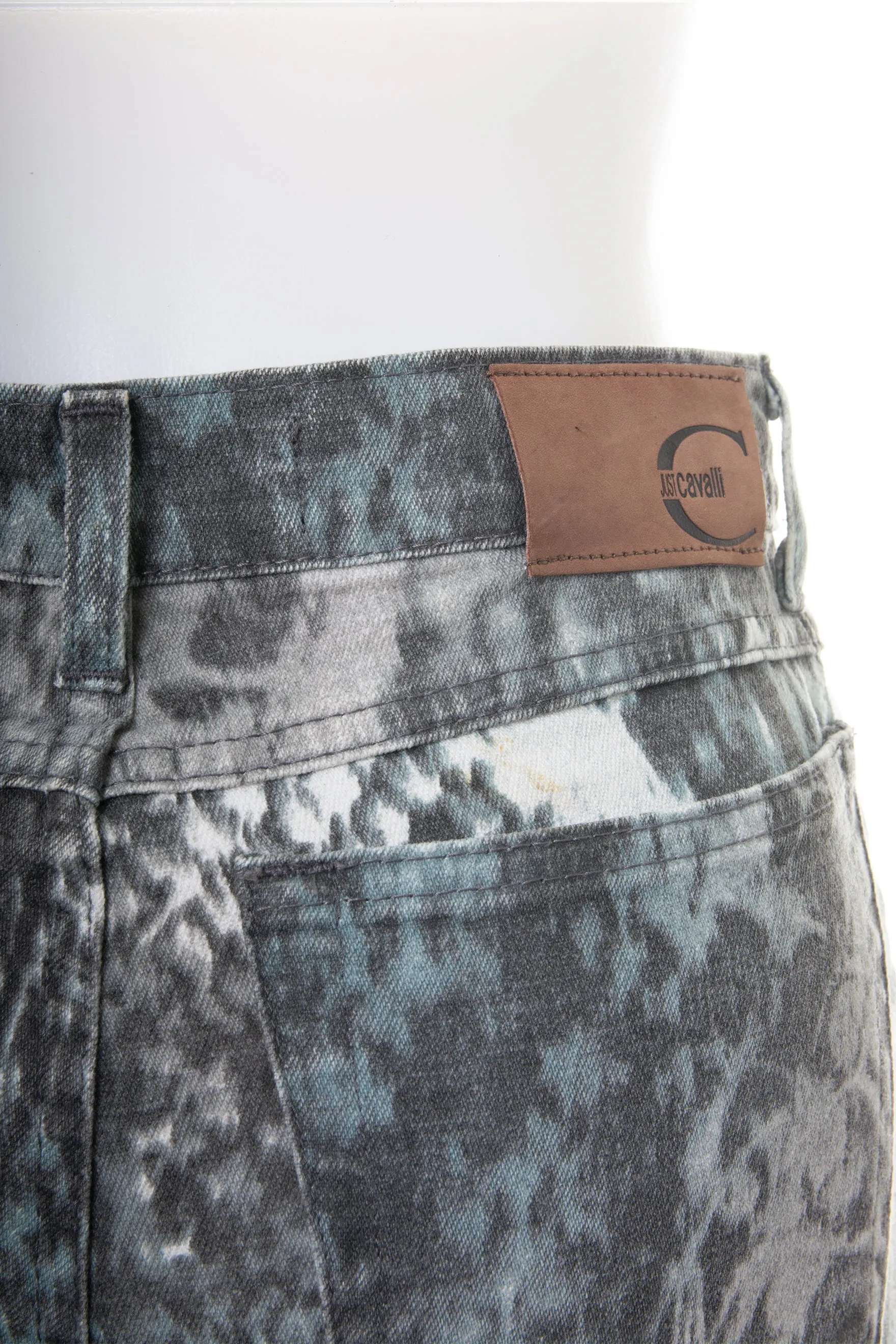 Snakeskin Print Jeans