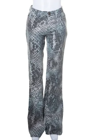 Snakeskin Print Jeans