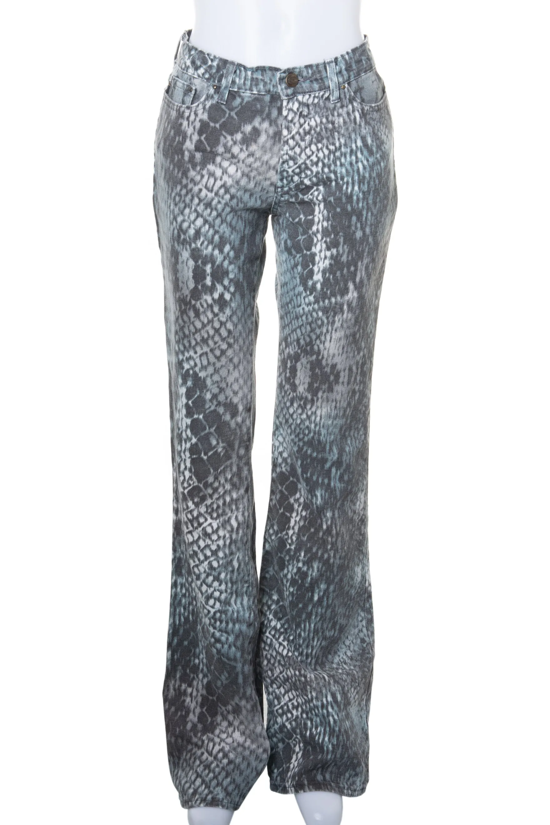 Snakeskin Print Jeans