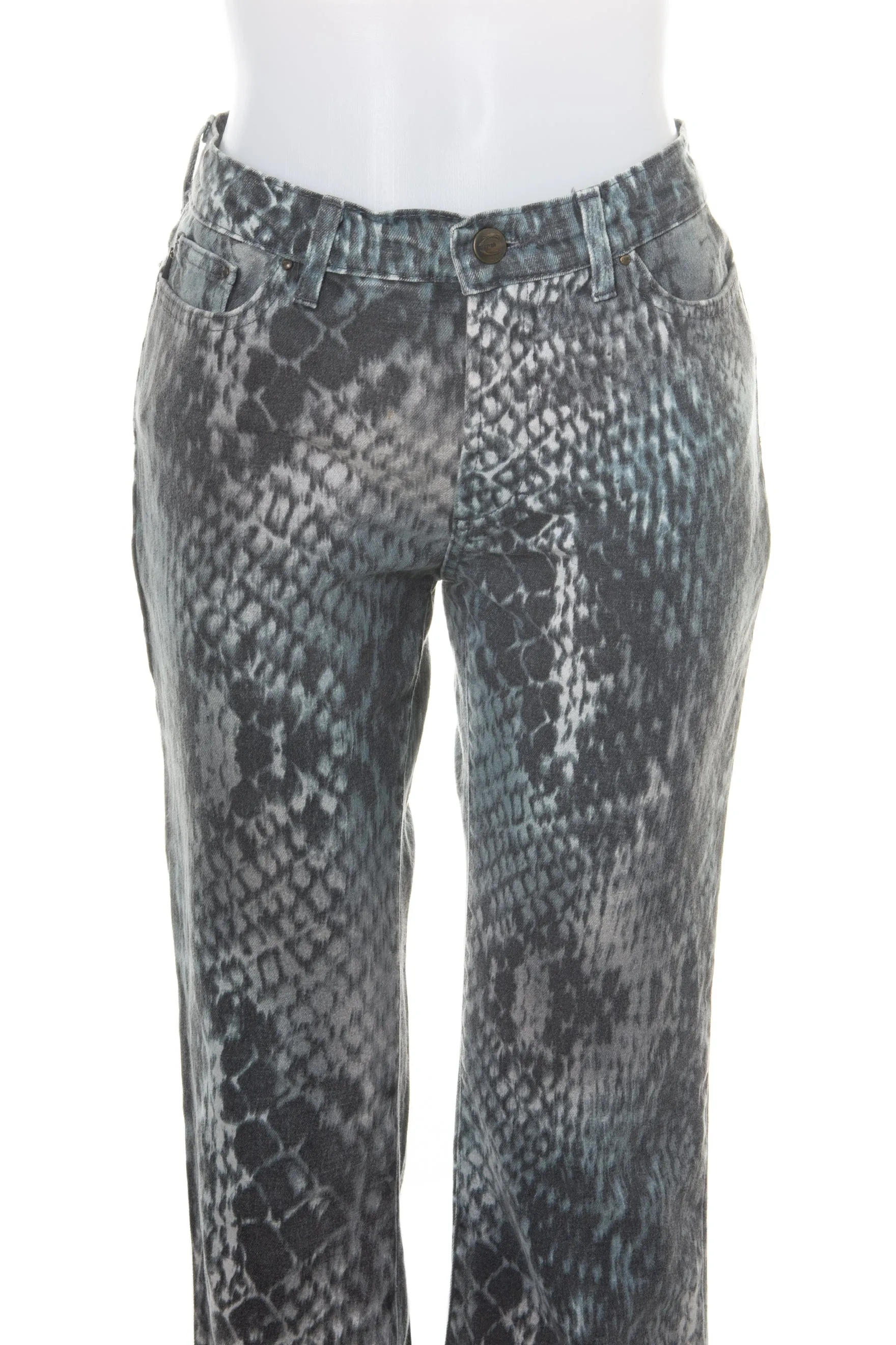 Snakeskin Print Jeans