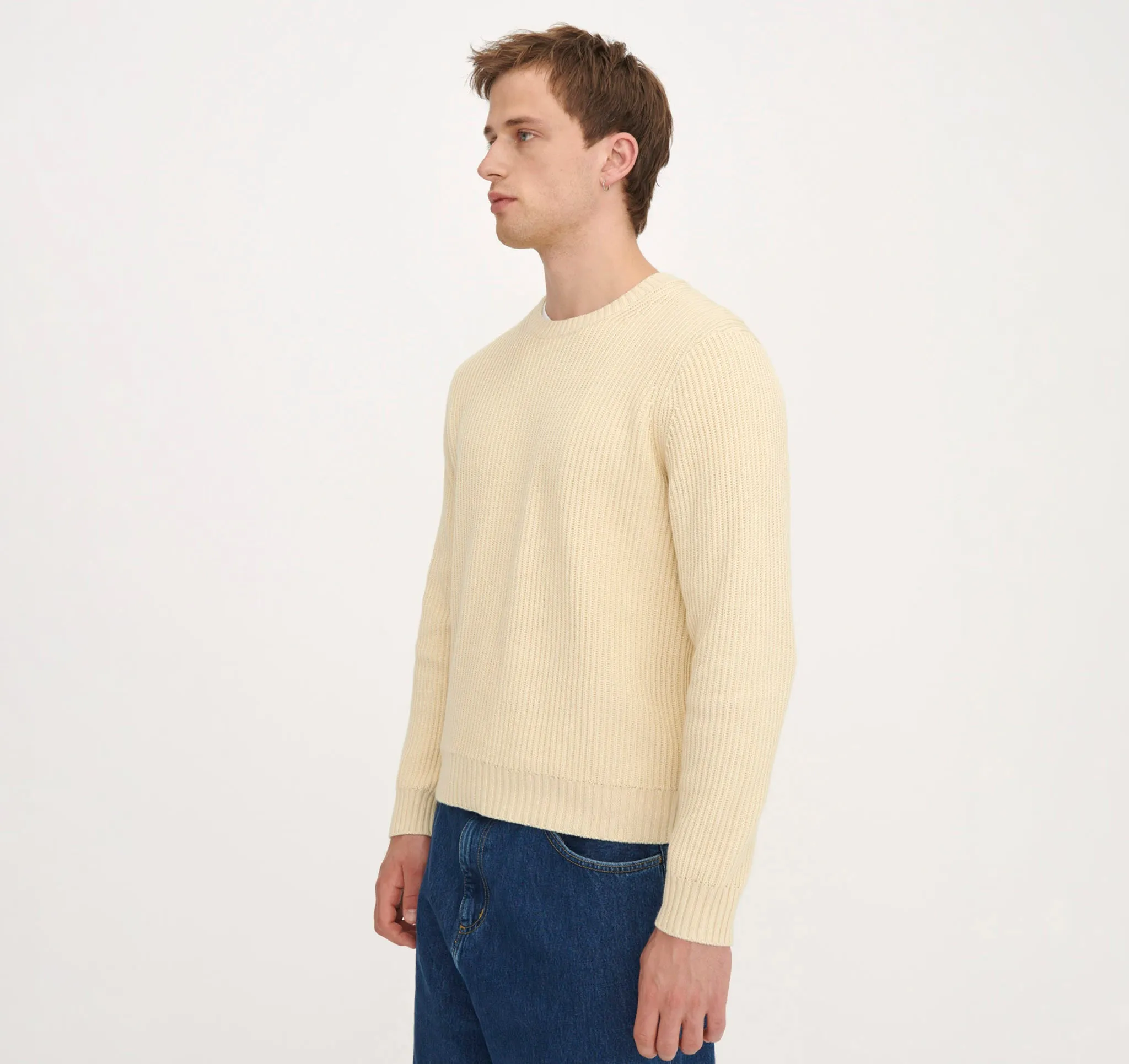 Soft Knit Chunky Crewneck Sweater