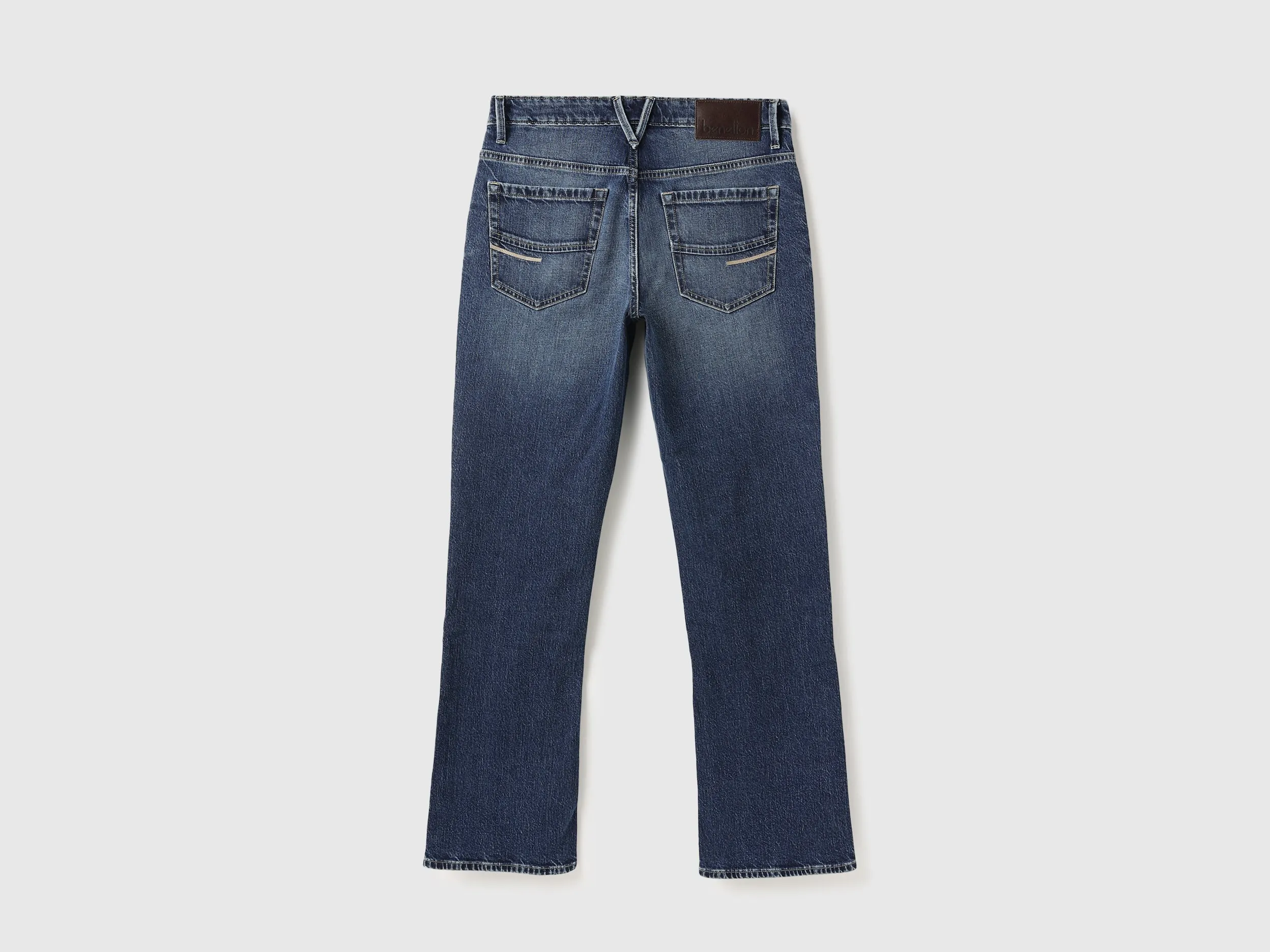 Solid Bootcut Fit Jeans