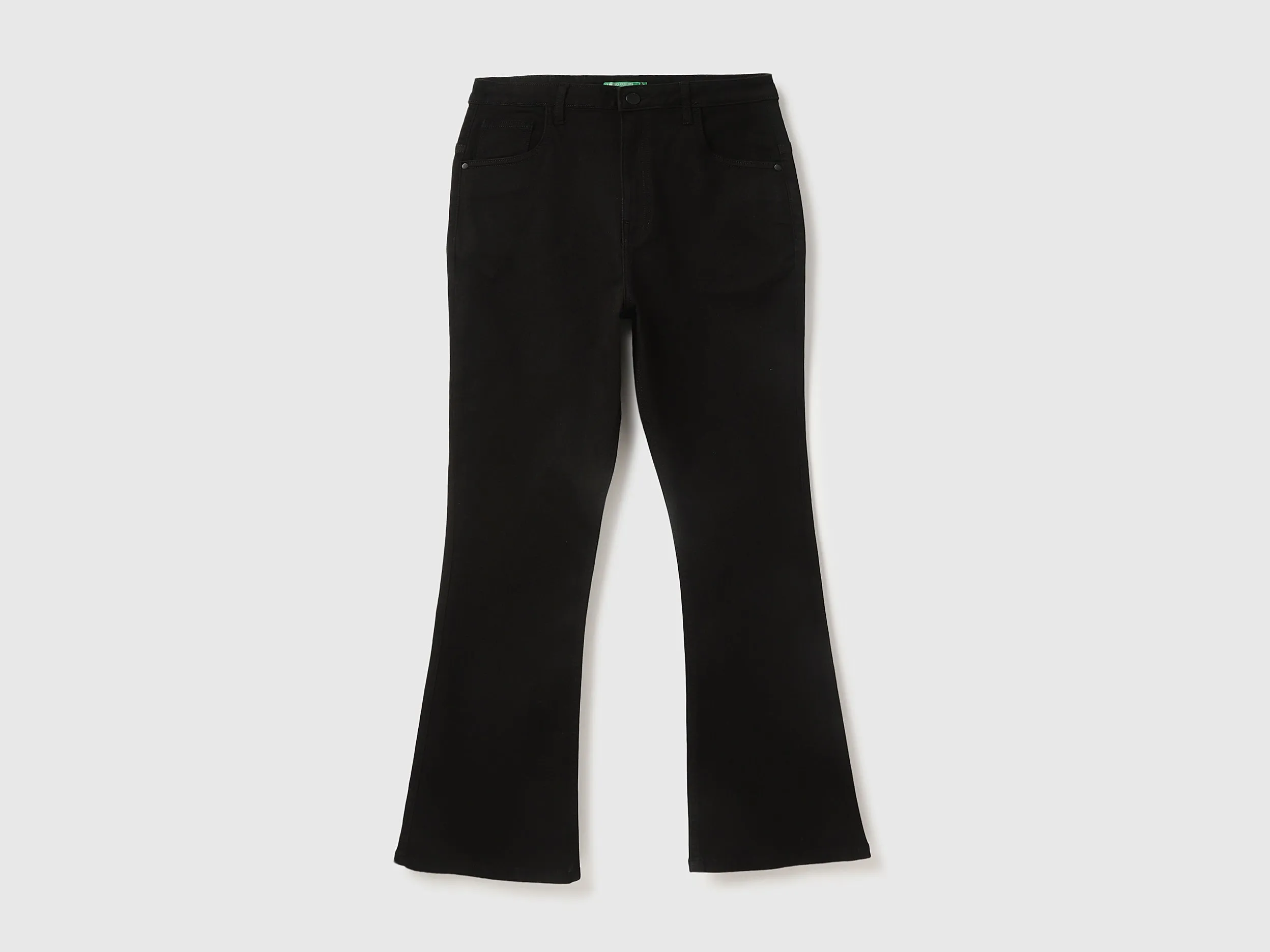 Solid Bootcut Fit Jeans