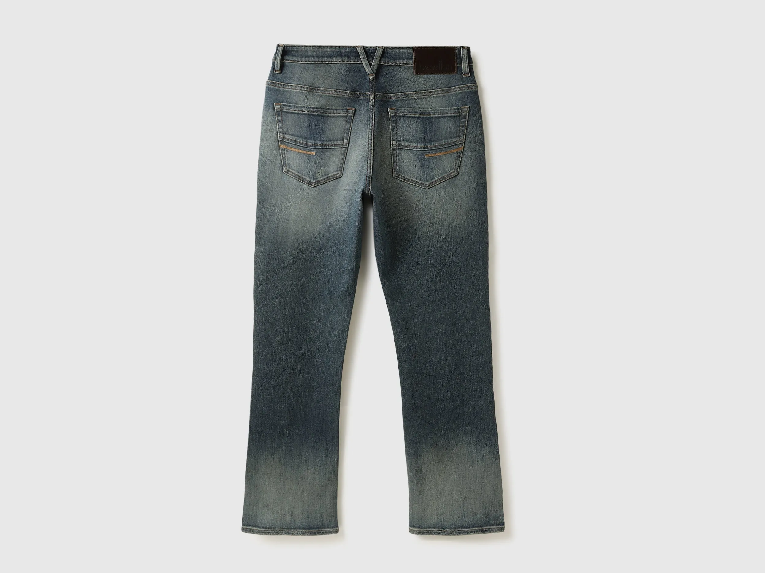 Solid Bootcut Fit Jeans