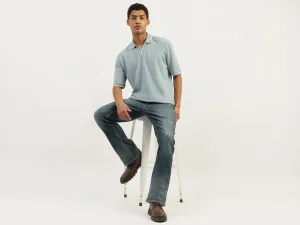 Solid Bootcut Fit Jeans