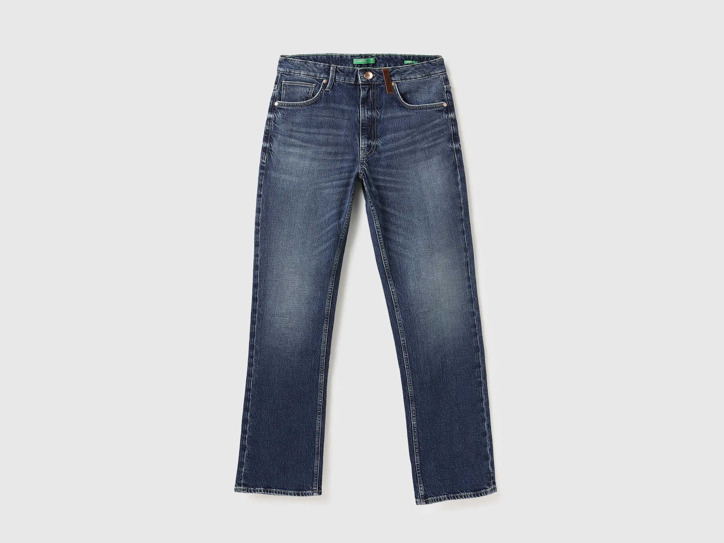 Solid Bootcut Fit Jeans