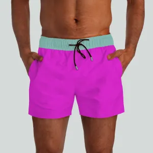 South Beach Fuchsia Swim Shorts