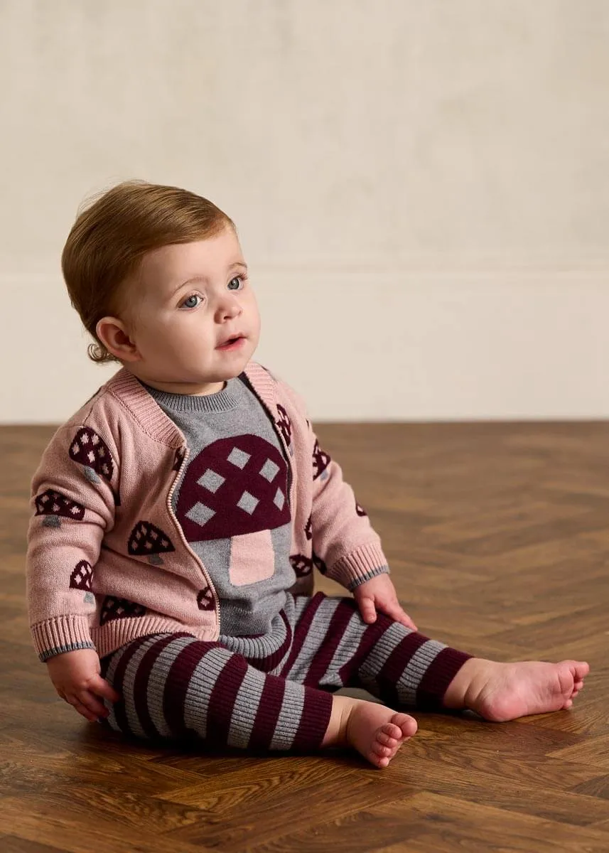 Sparrow - Grey Mushroom Knit Sweater