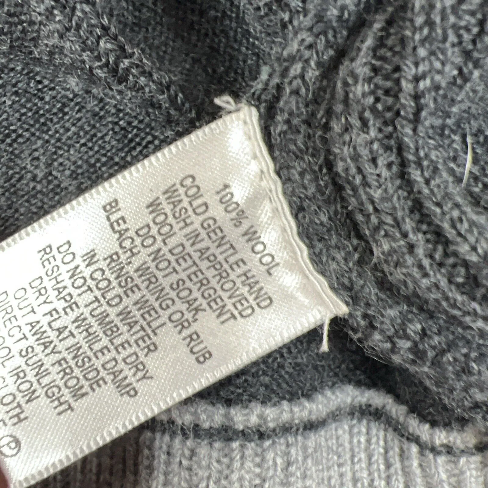 Sportscraft Mens Knitted 100% Wool Full Zip Jacket Size 3XL