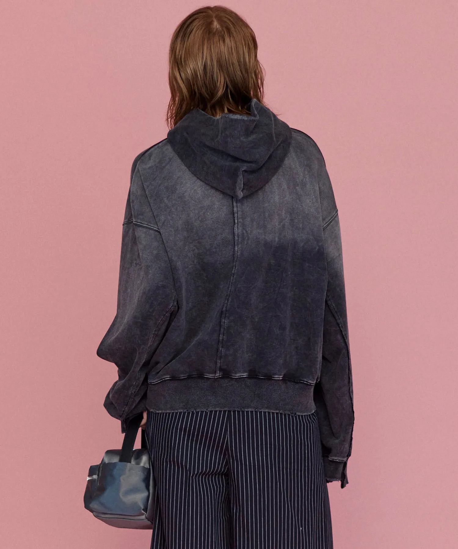 Spray Processing Oversized Hoodie