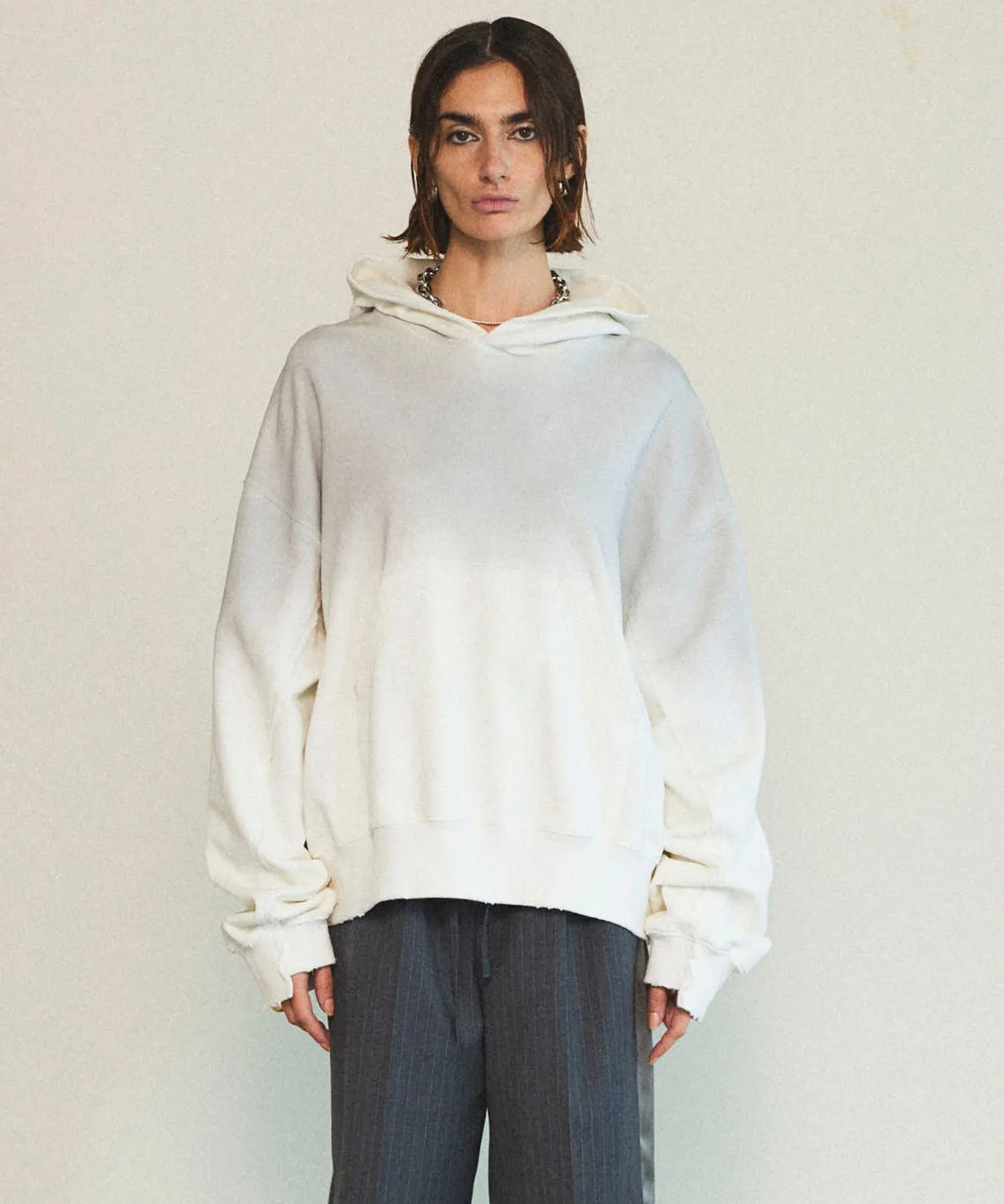 Spray Processing Oversized Hoodie